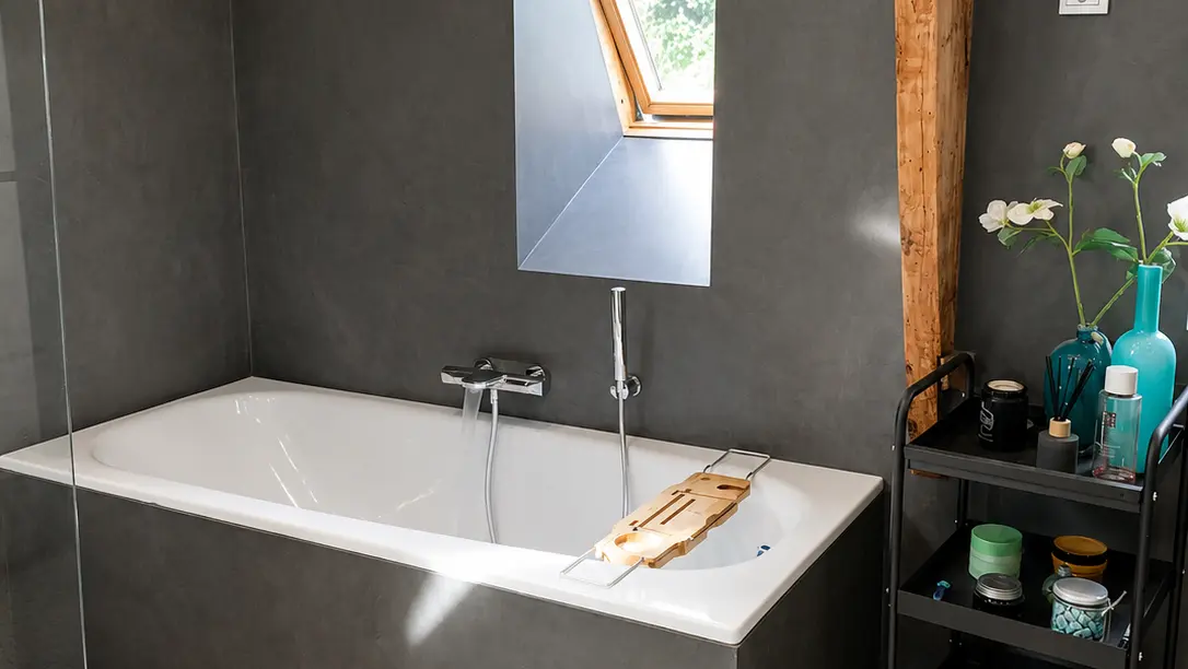 Luxe badkamers afgewerkt met Beton Ciré